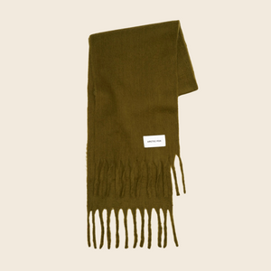 The Reykjavik Recycled Scarf | Sea Kelp Green