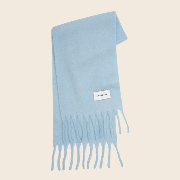 The Stockholm Recycled Scarf | Glacier Blue
