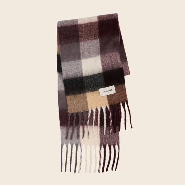 The Reykjavik Recycled Scarf | Berry Check