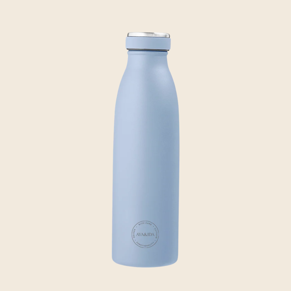 Large Stainless Steel Drinking Bottle | Powder Blue