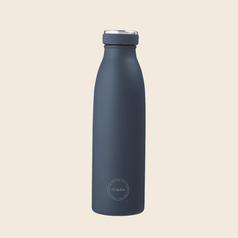Large Stainless Steel Drinking Bottle | Navy Blue