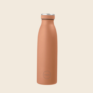 Large Stainless Steel Drinking Bottle | Organic Peach