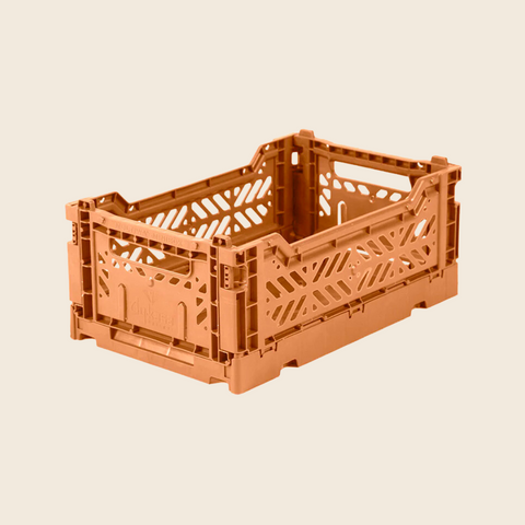Aykasa Mini Folding Crate | Tan