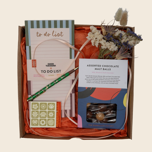 The Breathe Flower Topped Gift Box