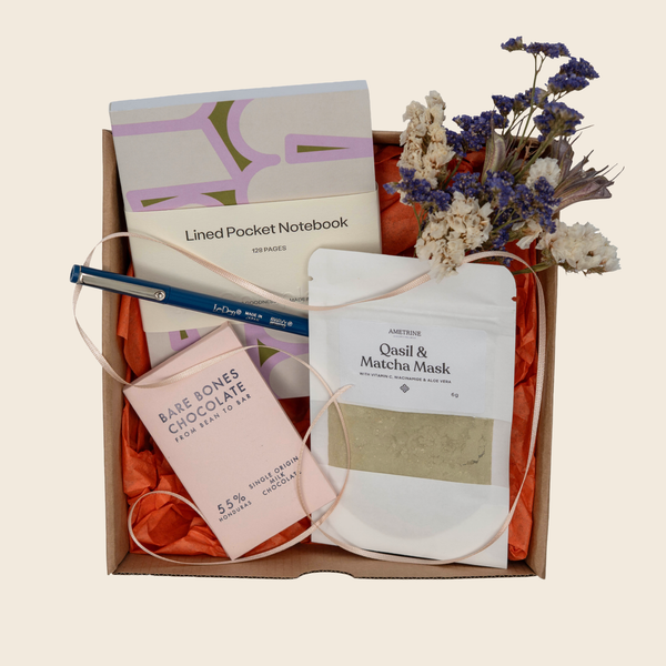 The New Beginnings Flower Topped Gift Box