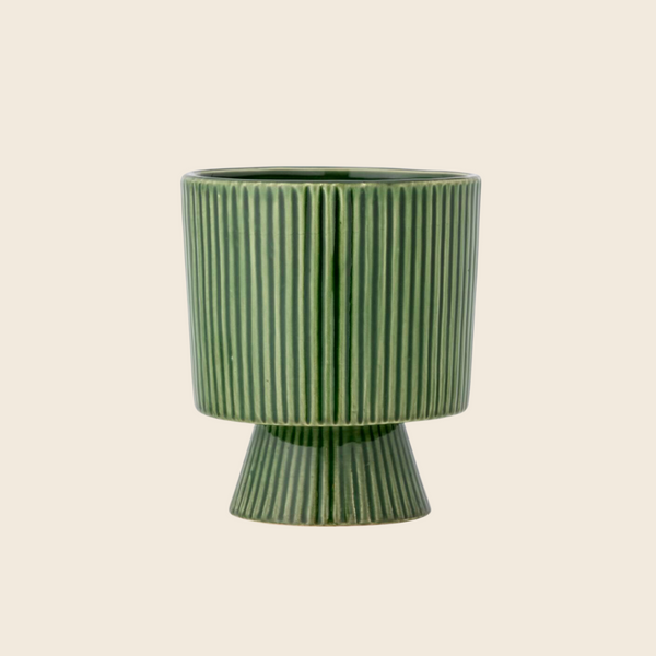 Ayleen Plinth Plant Pot | Green