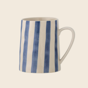 Begonia Stripe Mug | Ink Blue