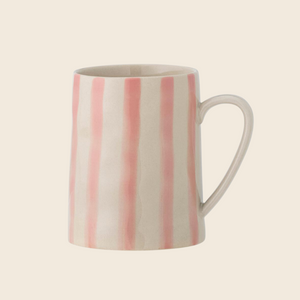 Begonia Stripe Mug | Rose Pink