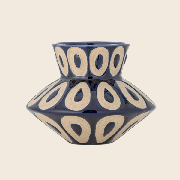 Kala Sculptural Vase | Blue