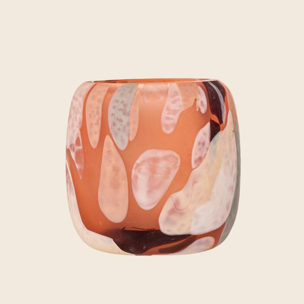 Kiran Confetti Glass Votive Vase