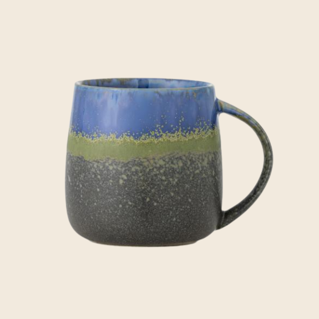 Cloe Stoneware Mug | Blue Mix