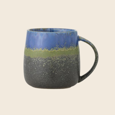 Cloe Stoneware Mug | Blue Mix