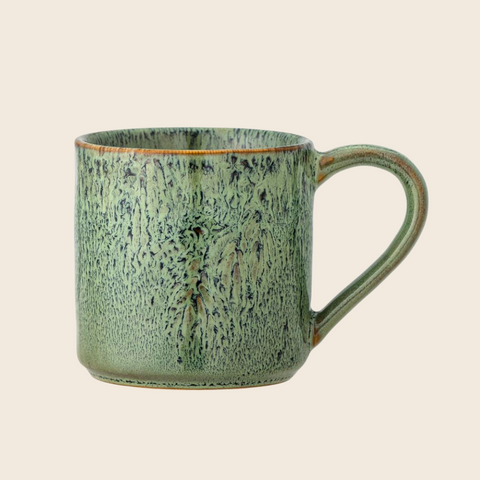 Bloomingville Feras Stoneware Mug | Green Mix