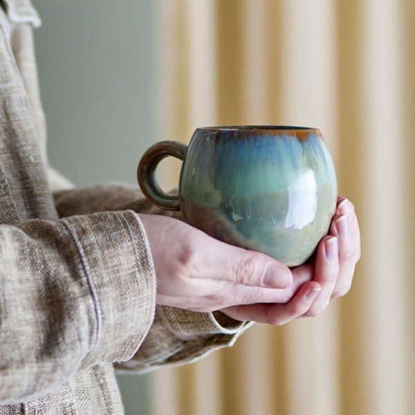 Paula Stoneware Mug | Green