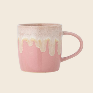 Louisa Stoneware Mug | Pink Drip