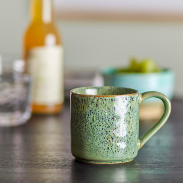 Bloomingville Feras Stoneware Mug | Green Mix