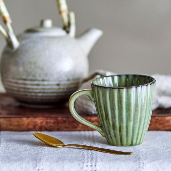 Latina Stoneware Mug | Green