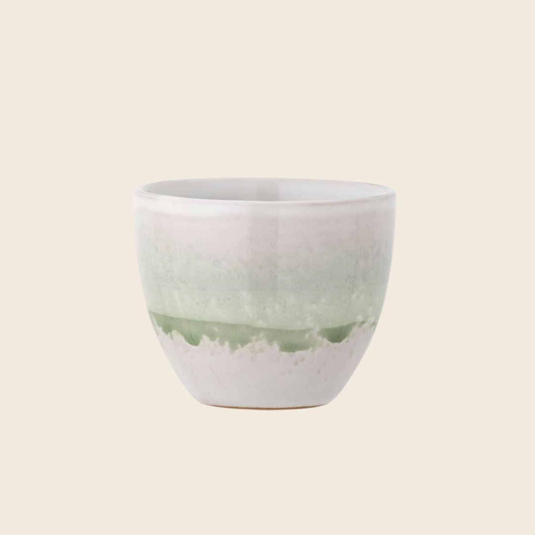 Paula Ceramic Cup | Green Mix