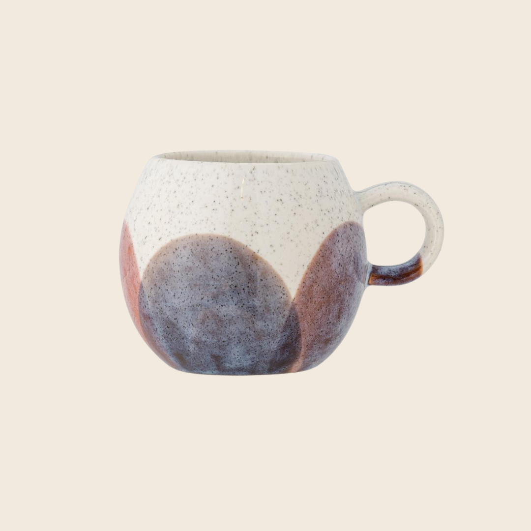 Paula Stoneware Mug | Brown Mix