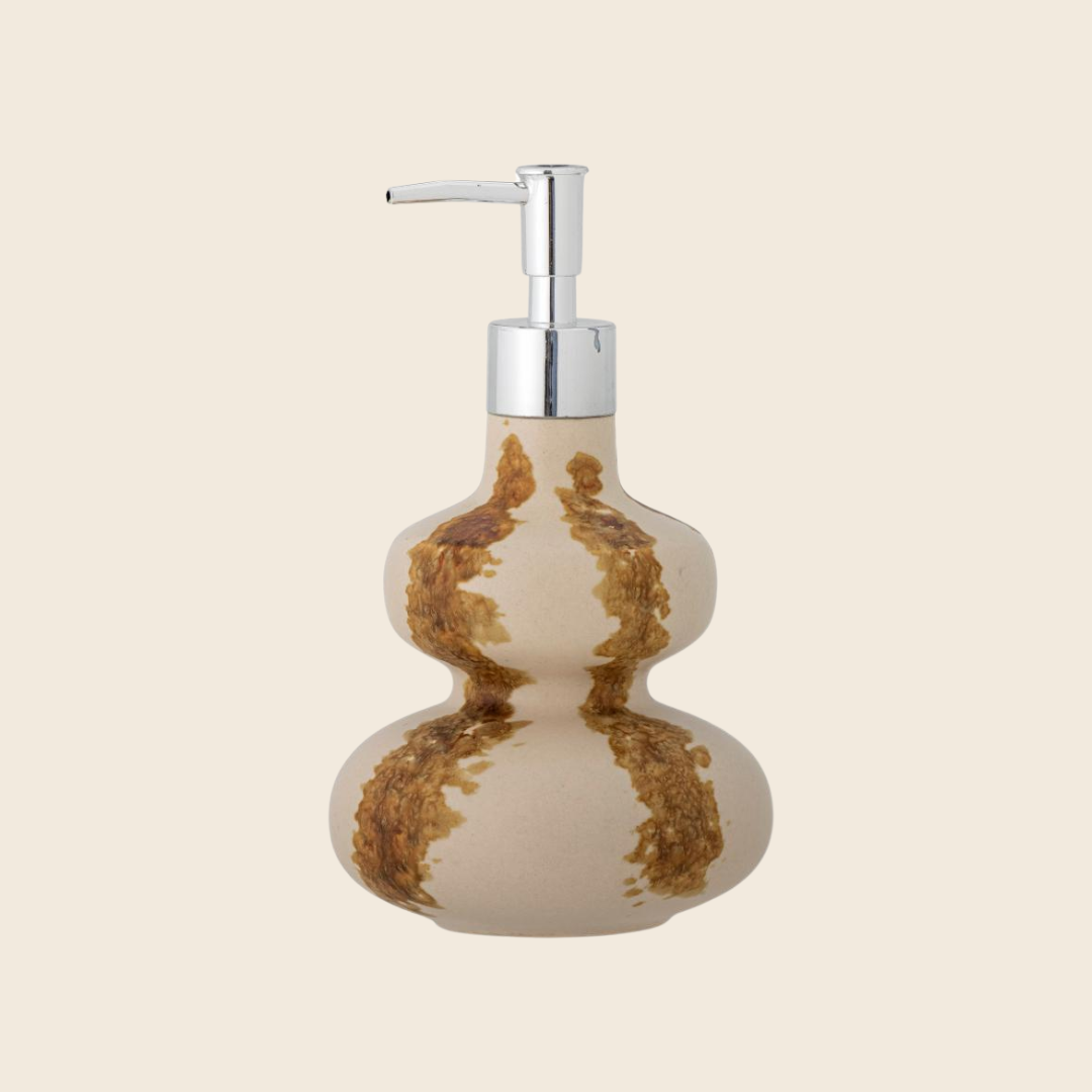 Shirin Stoneware Soap Dispenser