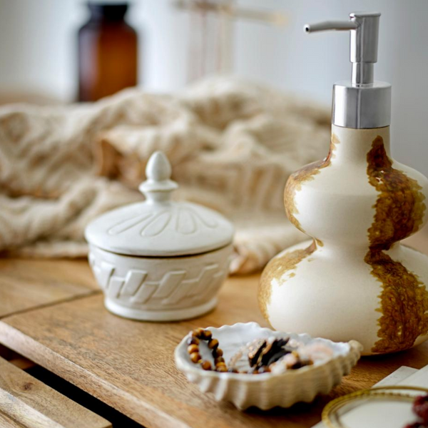 Shirin Stoneware Soap Dispenser