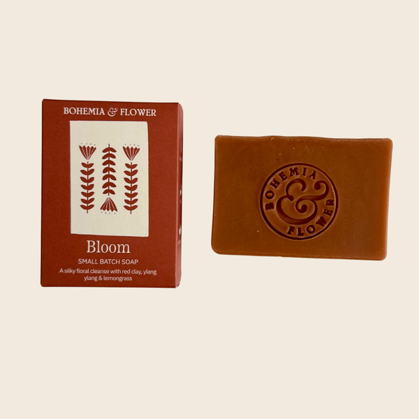 Bloom Soap Bar | Red Clay, Ylang Ylang, Lemongrass