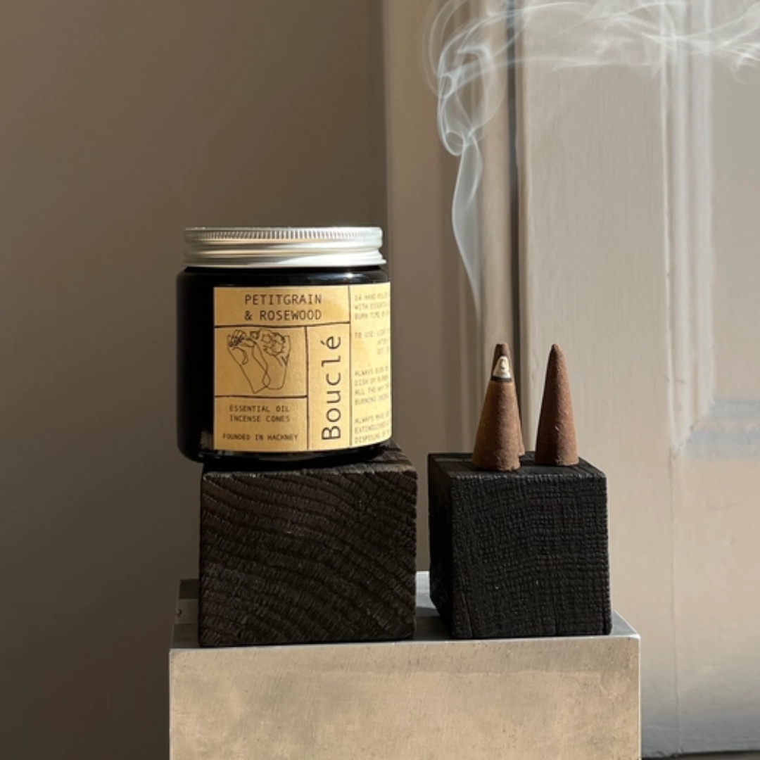 Petitgrain and Rosewood Incense Cones