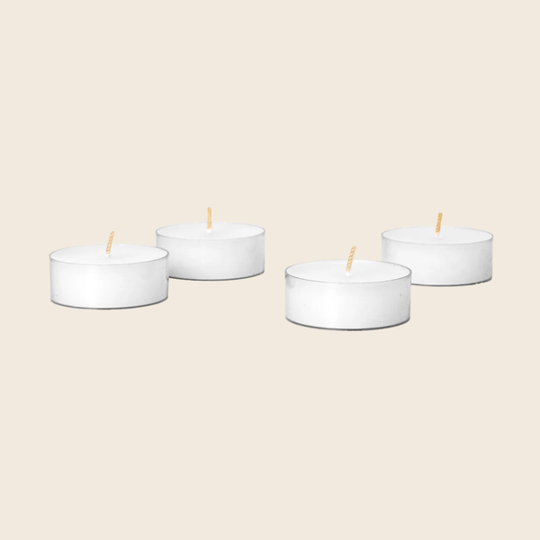 Eco Tealight Candle Set | Pure White