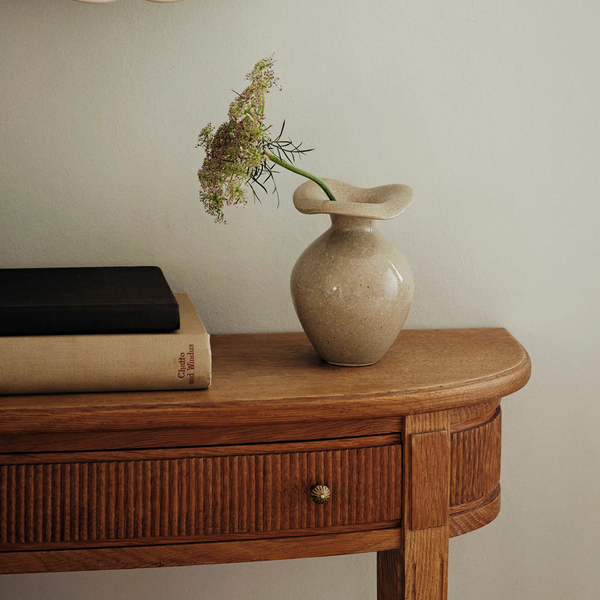 Mini Stoneware Florentina Vase | Beige