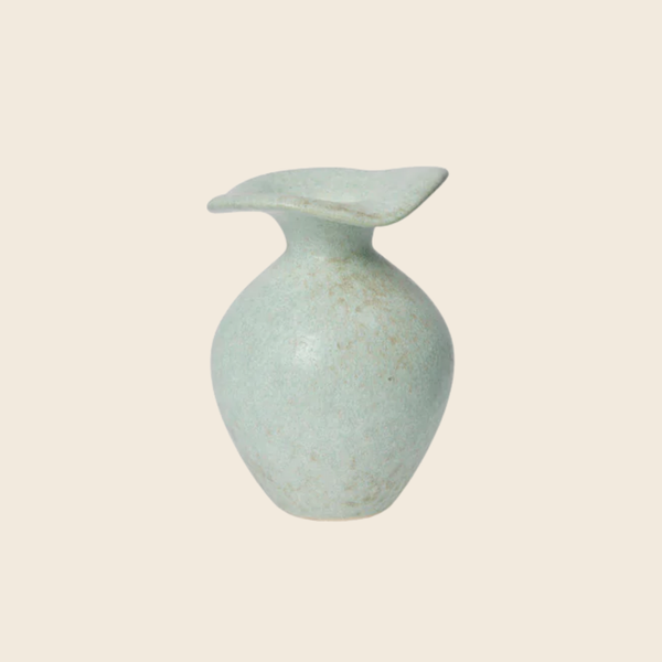 Mini Stoneware Florentina Vase | Sage Green