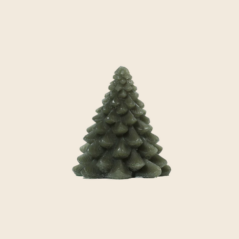 Granny Christmas Tree Candle | Green