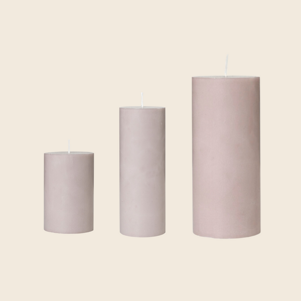 Eco Pillar Candle | Fawn Purple