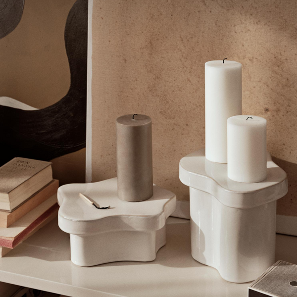 Eco Pillar Candle | Pure White