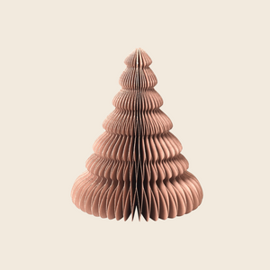 Honeycomb Paper Christmas Tree | Tan