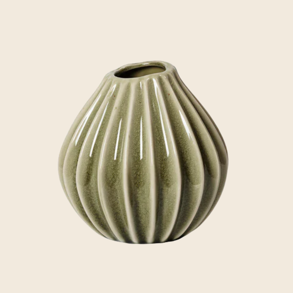 Small Wide Vase | Sage