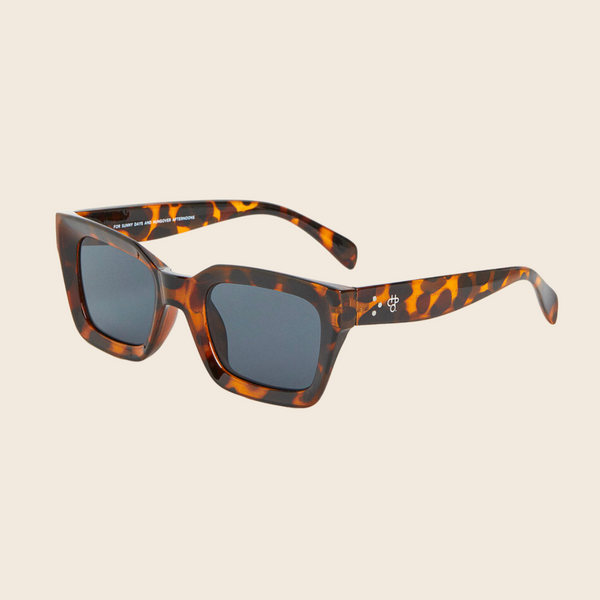 Marais X Recycled Plastic Sunglasses | Brown Leopard