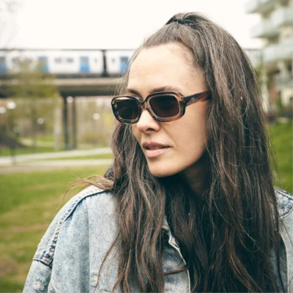 Havana Recycled Plastic Sunglasses | Smoke Brown