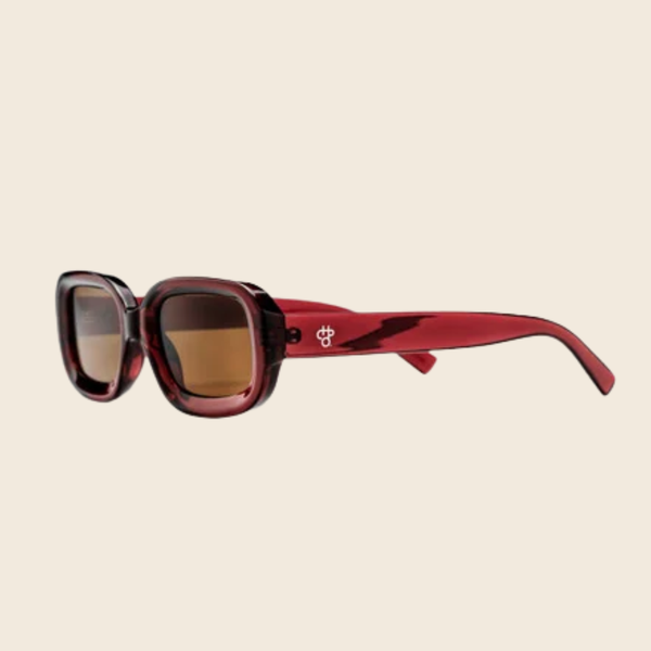 Havana Recycled Plastic Sunglasses | Burgundy