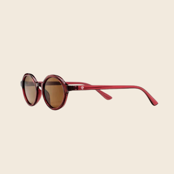Marlene Recycled Plastic Sunglasses | Burgundy