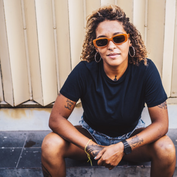Nicole Recycled Plastic Sunglasses | Mustard