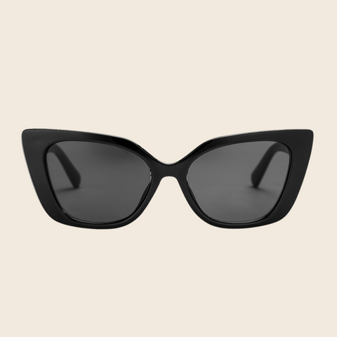 CHPO Sue Recycled Plastic Sunglasses | Black