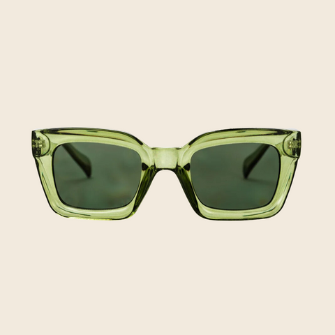 Anna Recycled Plastic Sunglasses | Green