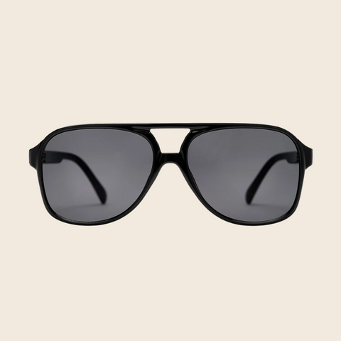 Dallas Recycled Plastic Sunglasses | Black