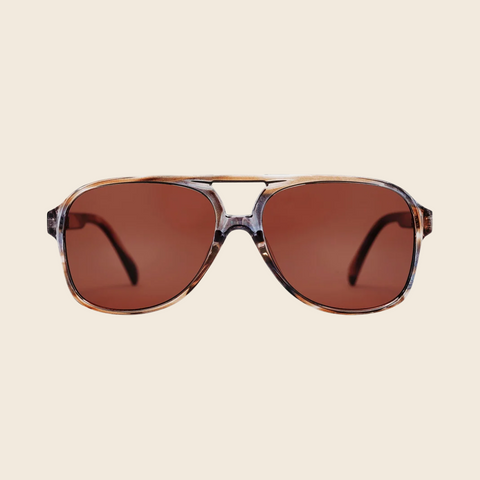 Dallas Recycled Plastic Sunglasses | Smoke