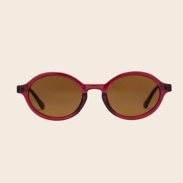 Marlene Recycled Plastic Sunglasses | Burgundy