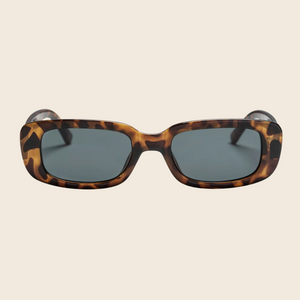 Nicole Recycled Plastic Sunglasses | Leopard Brown
