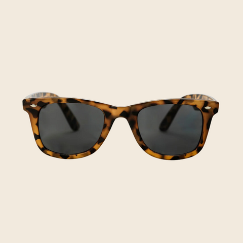 Noway Recycled Plastic Sunglasses | Leopard Brown