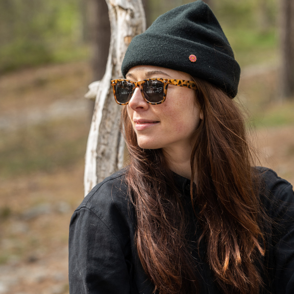 Noway Recycled Plastic Sunglasses | Leopard Brown