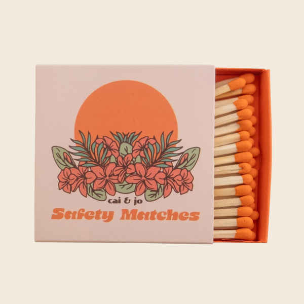 Tropical Flowers Mini Matchbox