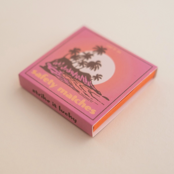 Tropical Sunset Mini Matchbox